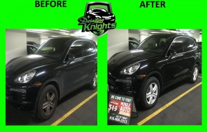 car wash at condo underground