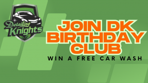 Detailing Knights Birthday Club Banner